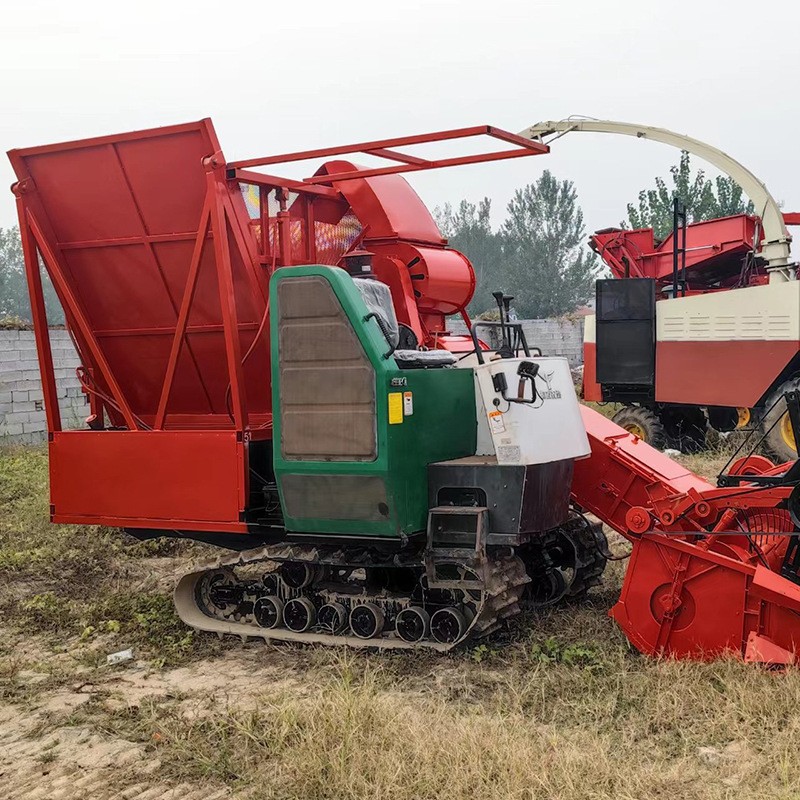 厂家供应大型青储打包机履带型牧草小麦收割机玉米秸秆粉碎机批发图4