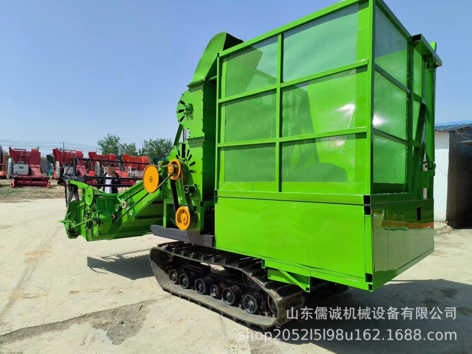 厂家供应大型青储打包机履带型牧草小麦收割机玉米秸秆粉碎机批发图4