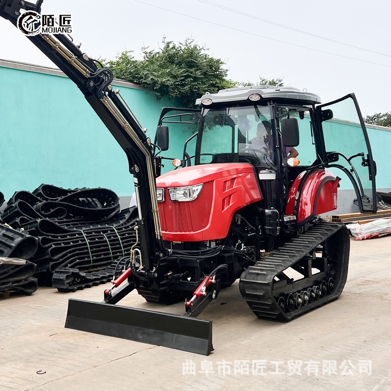2023款 80马力履带式拖拉机 多功能农用柴油施肥除草旋耕机图4