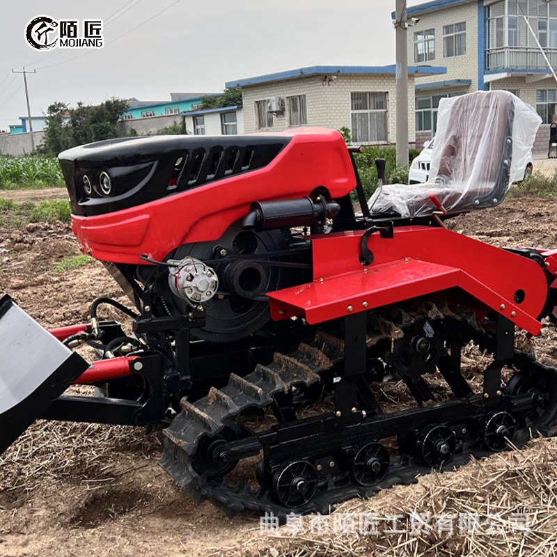 农用乘坐式履带微耕机 多功能一体拖拉机 水田打浆机