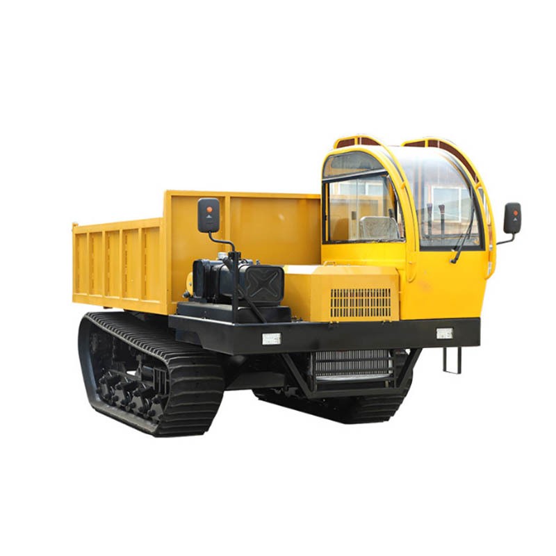 农用履带翻斗车渣土运输履带自卸车液压自卸履带底盘运输车图5