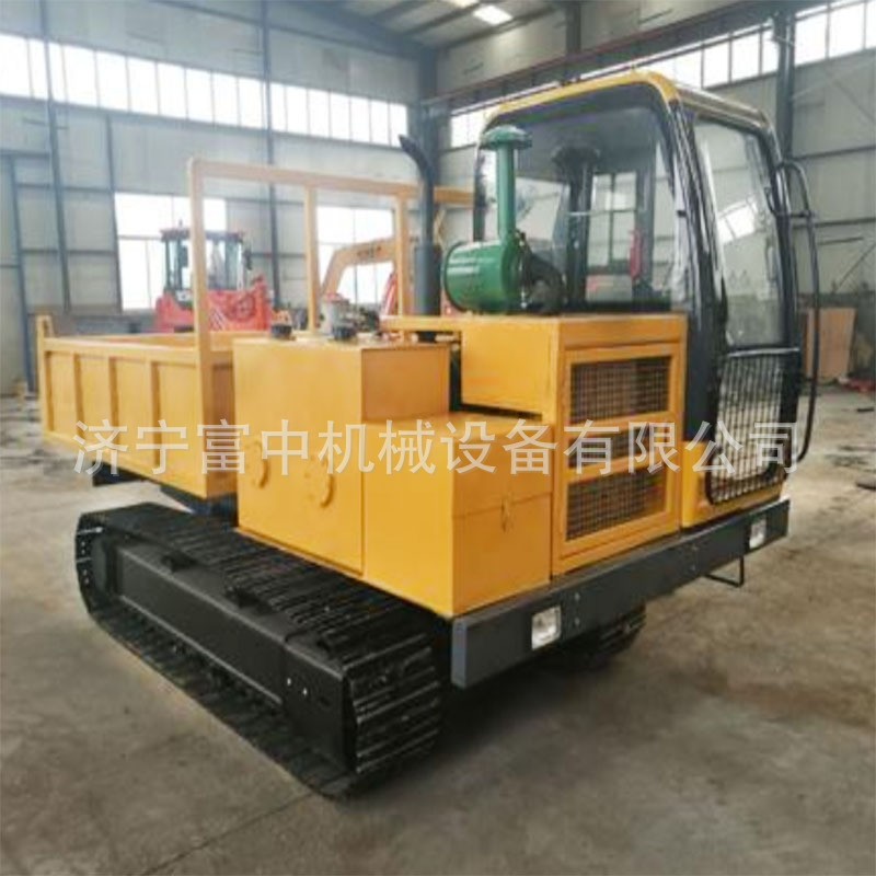 农用履带翻斗车渣土运输履带自卸车液压自卸履带底盘运输车图2