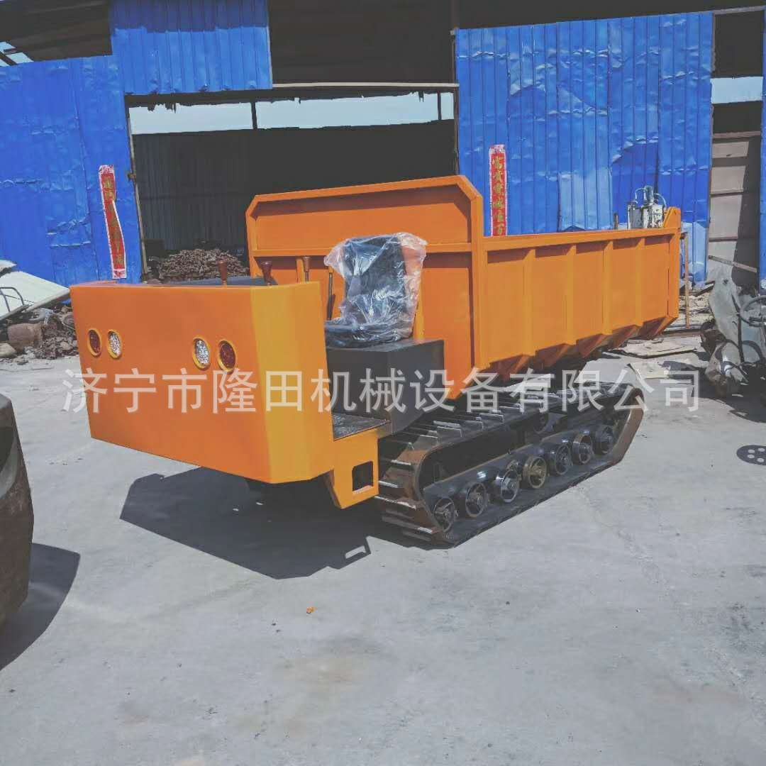 湖南小型履带运输车 全地形履带运输车 四不像翻斗自卸运输车图4