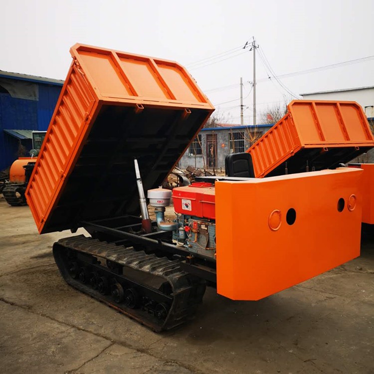 湖南小型履带运输车 全地形履带运输车 四不像翻斗自卸运输车图3