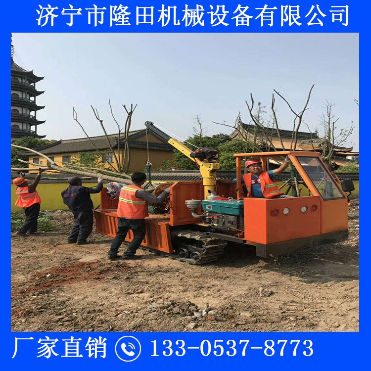 全地形履带运输车农用自卸手扶载重王爬山虎果园山地履带运输车图3