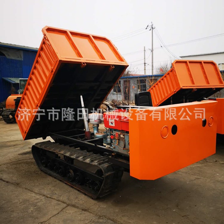 全地形履带运输车农用自卸手扶载重王爬山虎果园山地履带运输车图4