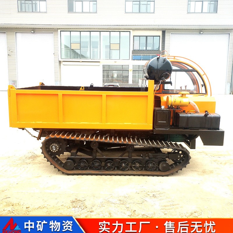 中矿履带车 全地形爬山虎 运输车四不像爬坡王 山地手扶农用自卸图4