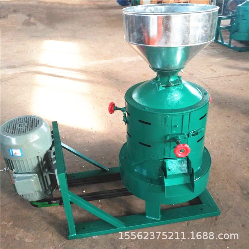 谷子去壳碾米机 立式电动脱皮碾米机 荞麦粮食碾米机价格图2