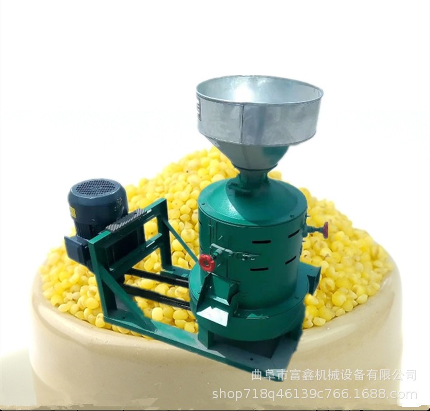 高粱谷子去皮碾米机 家用粮食脱壳碾米机 多用途电动碾米机
