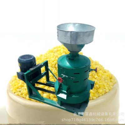 高粱谷子去皮碾米机 家用粮食脱壳碾米机 多用途电动碾米机