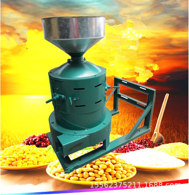 家用电小型玉米碾米机 稻谷脱壳碾米机 谷子高粱碾米机视频图2