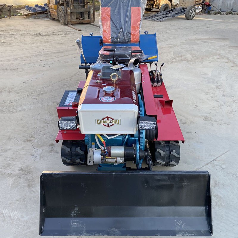 果园柴油农用微耕机大棚苗圃座驾式旋耕机水旱两用履带式微耕机图3