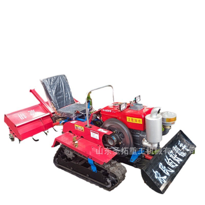 多功能履带旋耕机一机多用驾驶式田园管理一体机开沟除草秸秆还田图5