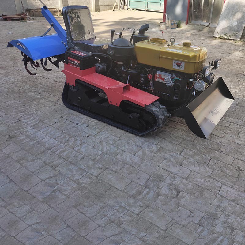 35马力履带旋耕机座驾式农用果园大棚深翻机田园管理履带旋耕机图2