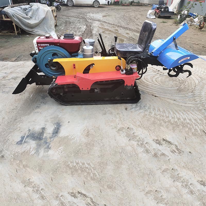 35马力履带旋耕机座驾式农用果园大棚深翻机田园管理履带旋耕机图4