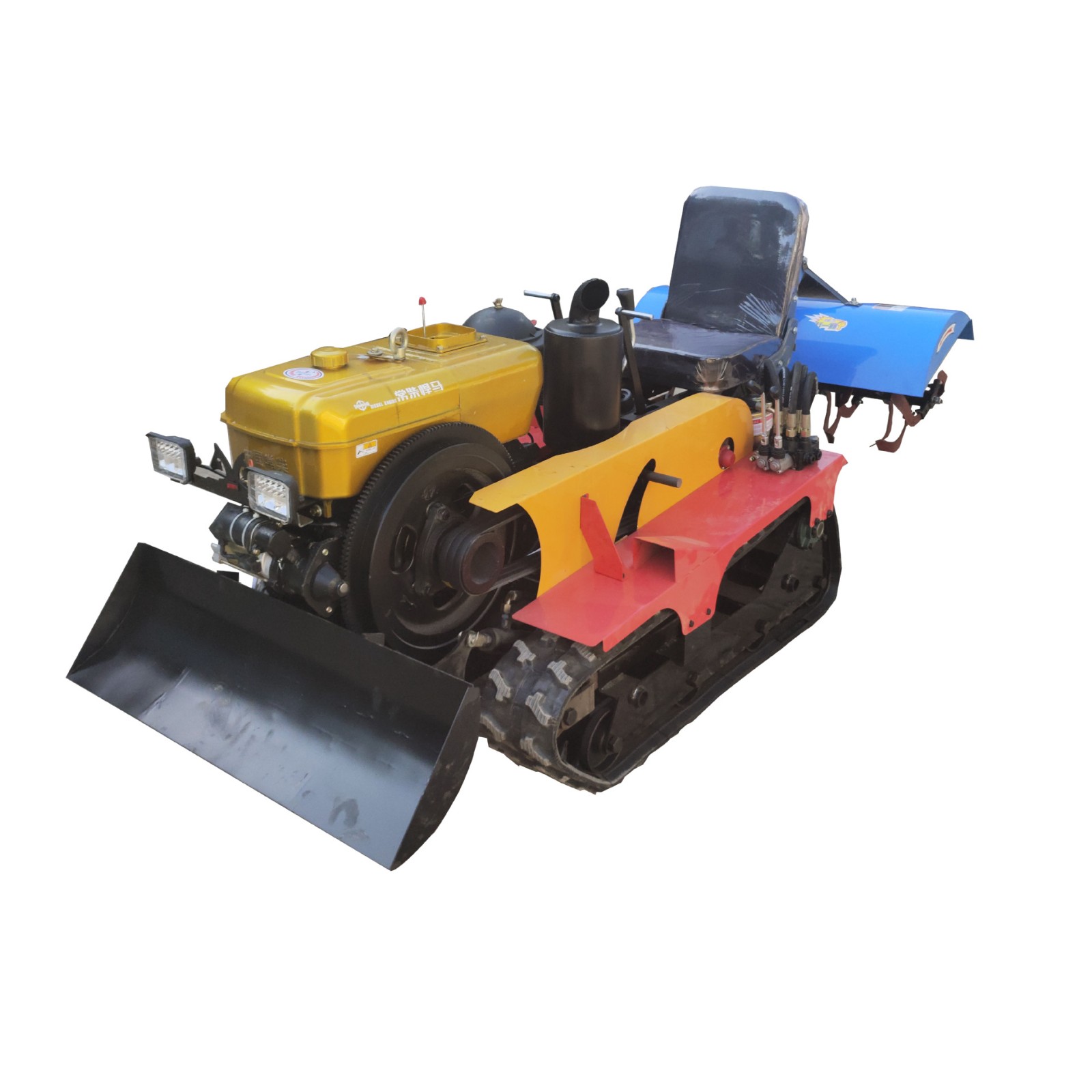 35马力履带旋耕机座驾式农用果园大棚深翻机田园管理履带旋耕机图5
