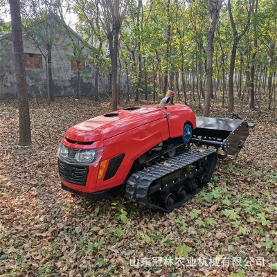 果园履带式智能微耕机自走式柴油松土机32马力小型多用微耕机