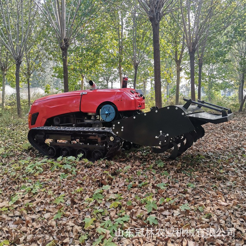 果园履带式智能微耕机自走式柴油松土机32马力小型多用微耕机图2