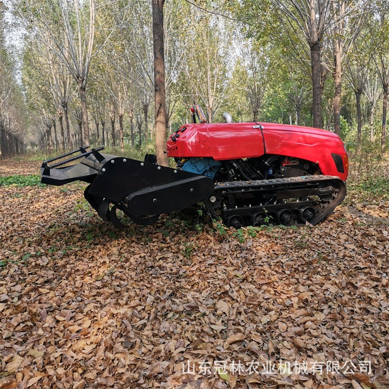 果园自走式履带微耕机遥控智能农用松土机36马力大棚小型耕地机图2