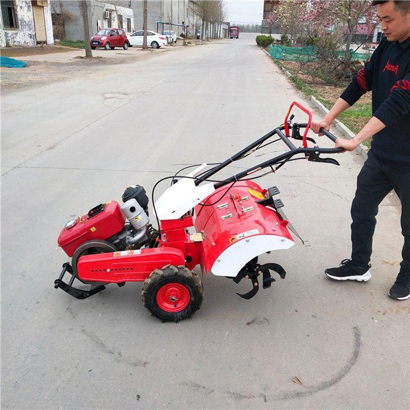 四驱小型微耕机2023年新款旋耕机电启动汽油微耕机风和松土机图4