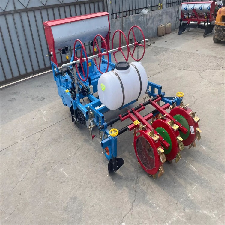 紫花苜蓿草鸭嘴铺膜播种机 白头翁防风桔梗条播机 柴胡手推点播机图3