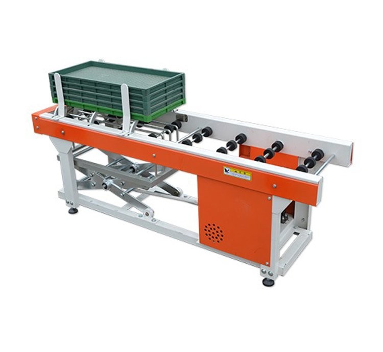 叠盘机 堆盘机 育秧流水线水稻育秧盘水稻盘塑料硬盘图5