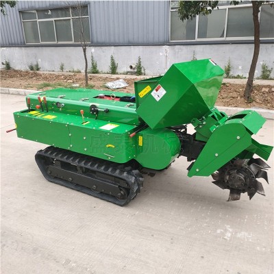 盛泰多功能柴油开沟机 座驾式开沟旋耕机 履带式开沟施肥旋耕机