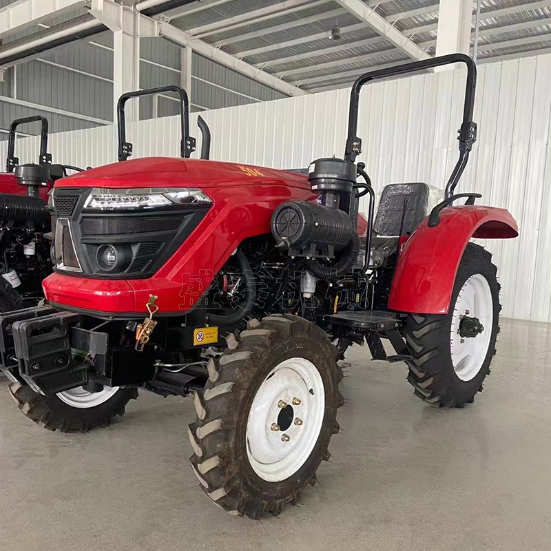 504液压转向助力农用拖拉机多缸四轮四驱拖拉机 田园耕整拖拉机图1