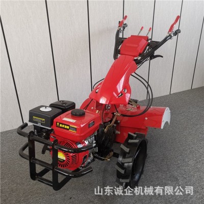 手扶式微耕机四驱小型田园管理机工厂 诚企批发农用开沟培土机