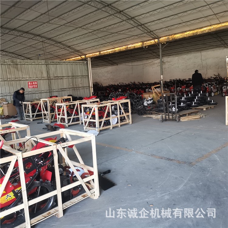 手扶式微耕机四驱小型田园管理机工厂 诚企批发农用开沟培土机图3