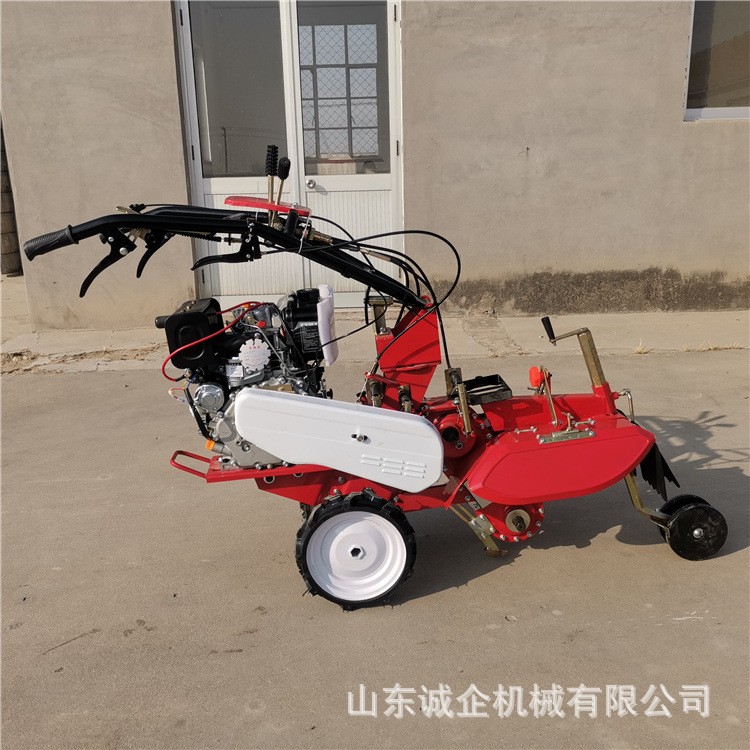 手扶式微耕机四驱小型田园管理机工厂 诚企批发农用开沟培土机图4