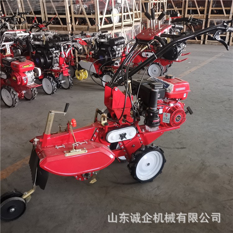 微耕机果园茶园松土机 小型开沟回填培土机 手扶式四驱微耕机图3