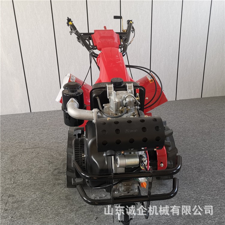 柴油款小型手扶式田园四驱微耕机 诚企常年批发农用开沟回填培土图3