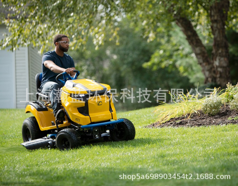 卡博LT42E坐骑式剪草车MTD草坪车LT42E侧排草坪车电动草坪车图1