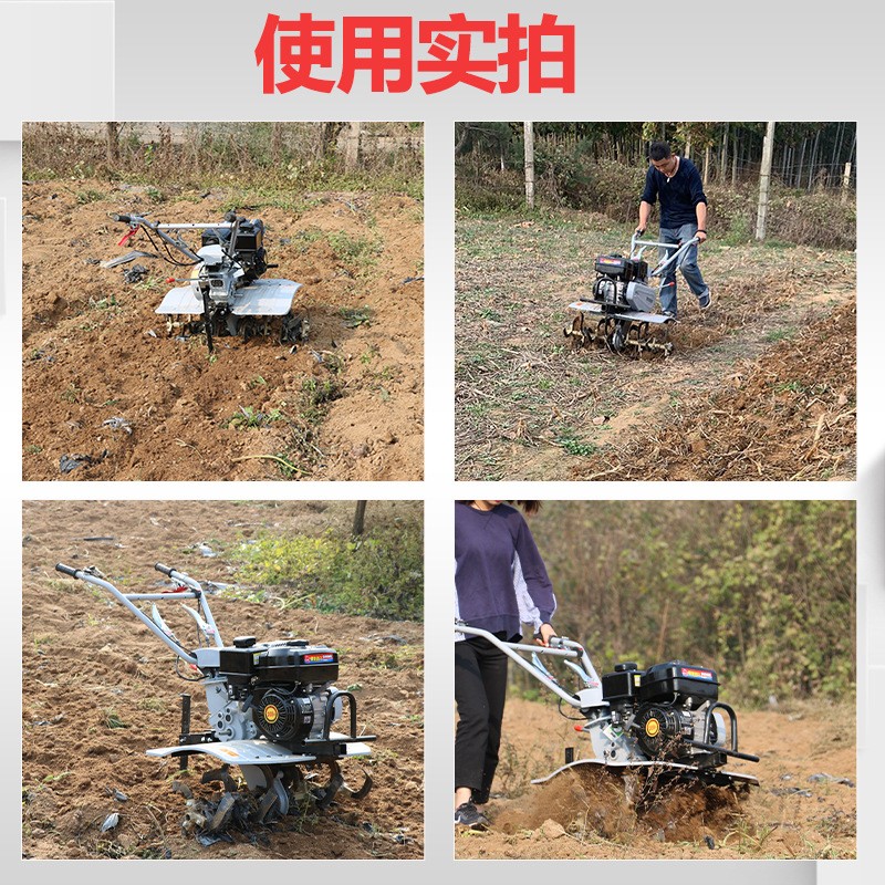 微耕机小型新式汽油多功能耕地开沟机柴油农用耕田松土起垄旋耕机图4