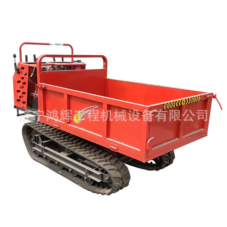45°陡坡履带式爬山虎农用车 一米宽手扶脚踏式运输车 小型柴油机图5