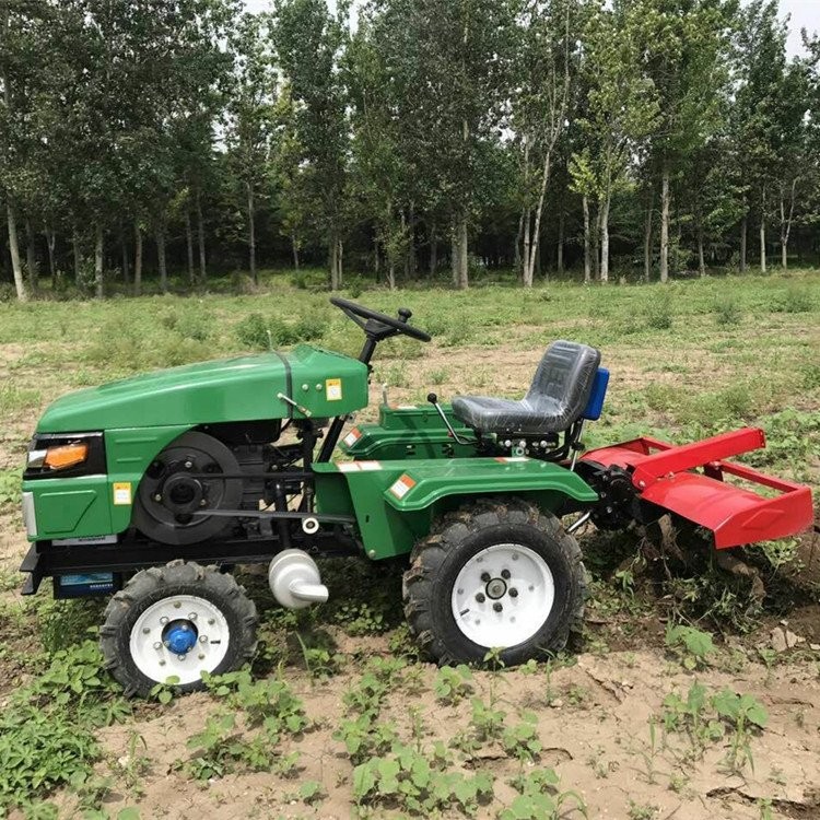 土地耕整田园管理机小四轮拖拉机果园四驱旋耕机 低矮型单缸多缸图5