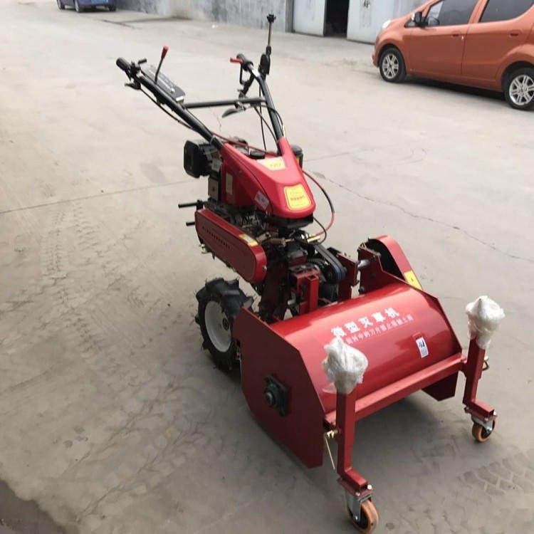 手扶前置式碎草还田机柴油电启动割草机果园灭草机田园林间碎草机图3