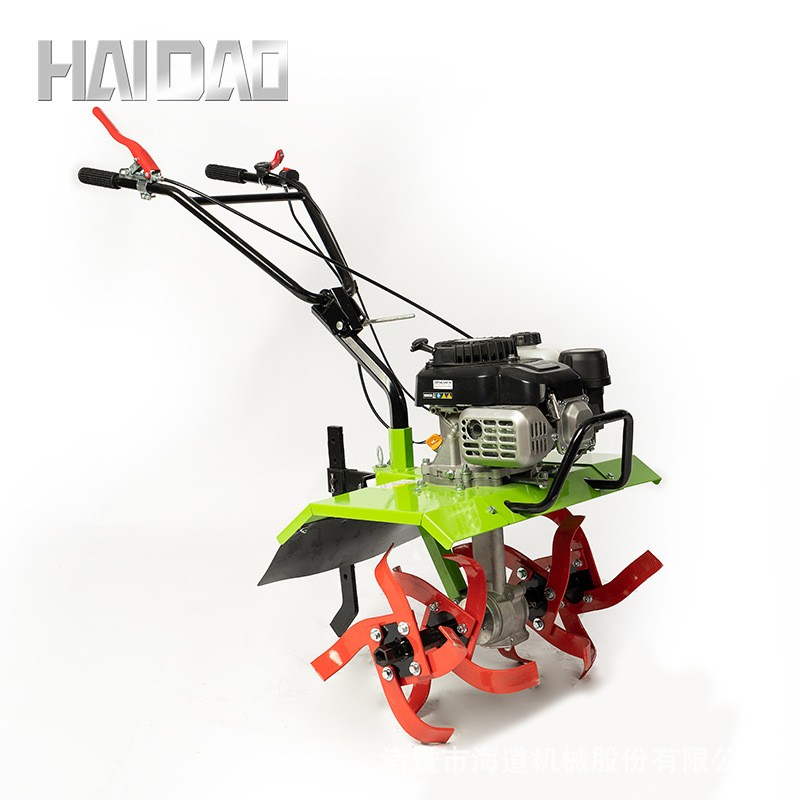 海道宗申绿色手推汽油微耕机小型多功能开沟除草水田松土旋耕机图2