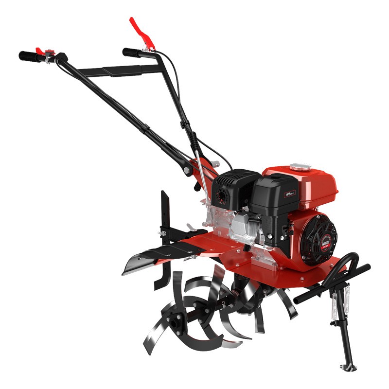 海道微耕机汽油手推松土机行走翻地多功能果园旋耕地机开沟除草图5