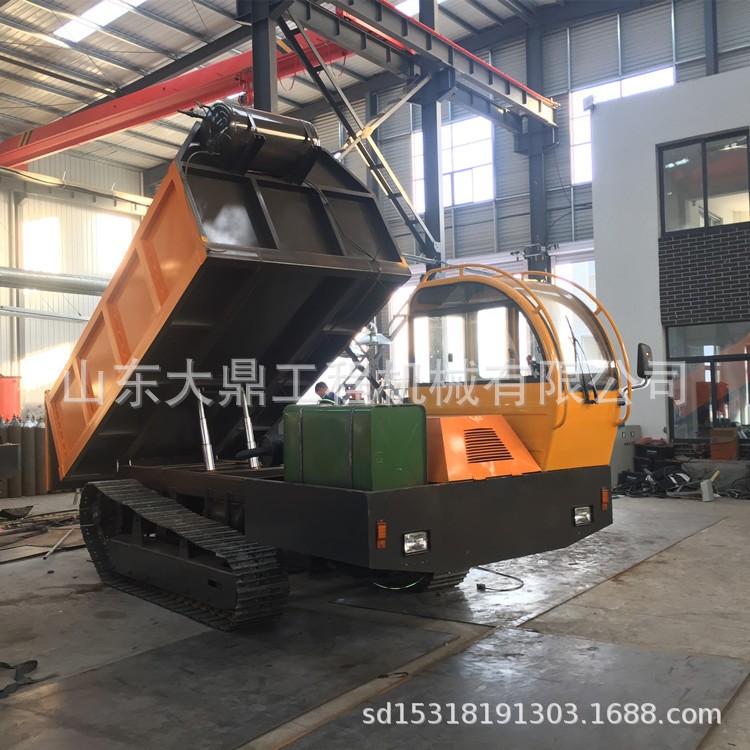 履带运输车12吨后桥驱动 爬山型履带运输车 大吨位履带运输车厂家图4