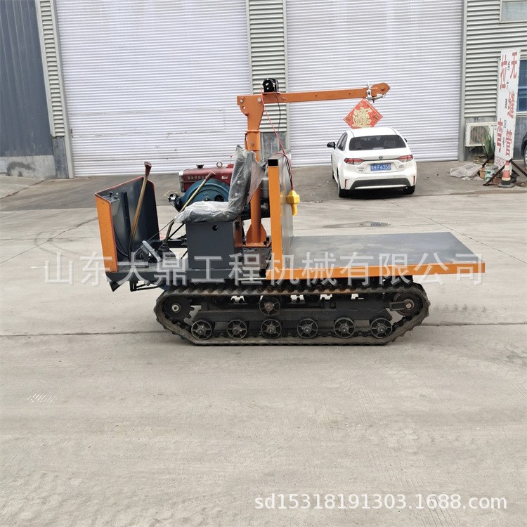 1吨手扶履带爬山虎 小型履带运输车 1.5吨果园运输车 履带行走