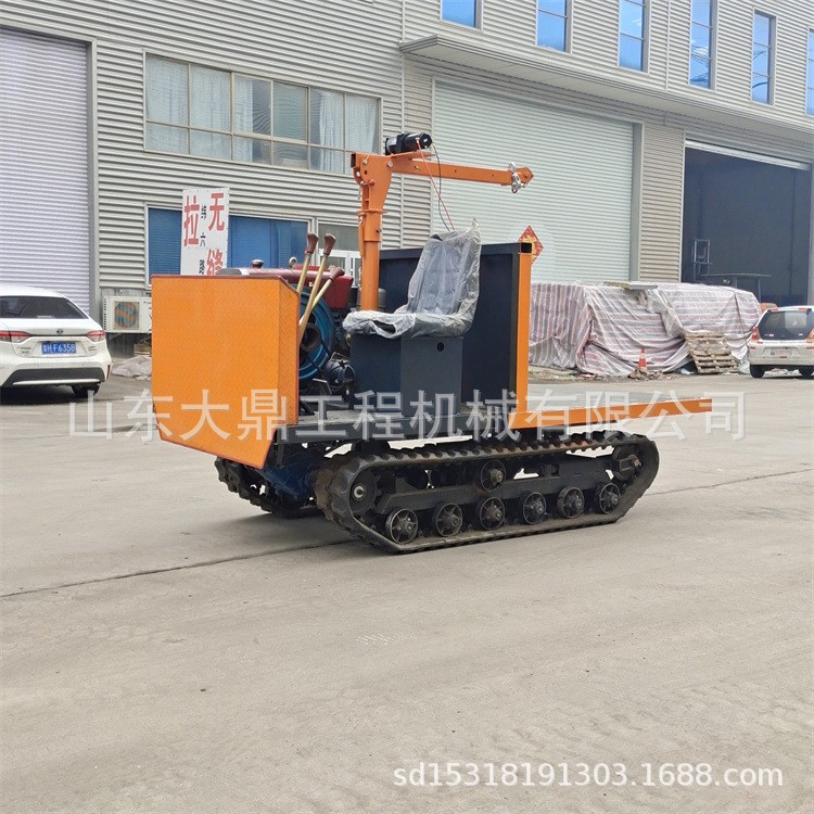 1吨手扶履带爬山虎 小型履带运输车 1.5吨果园运输车 履带行走图2