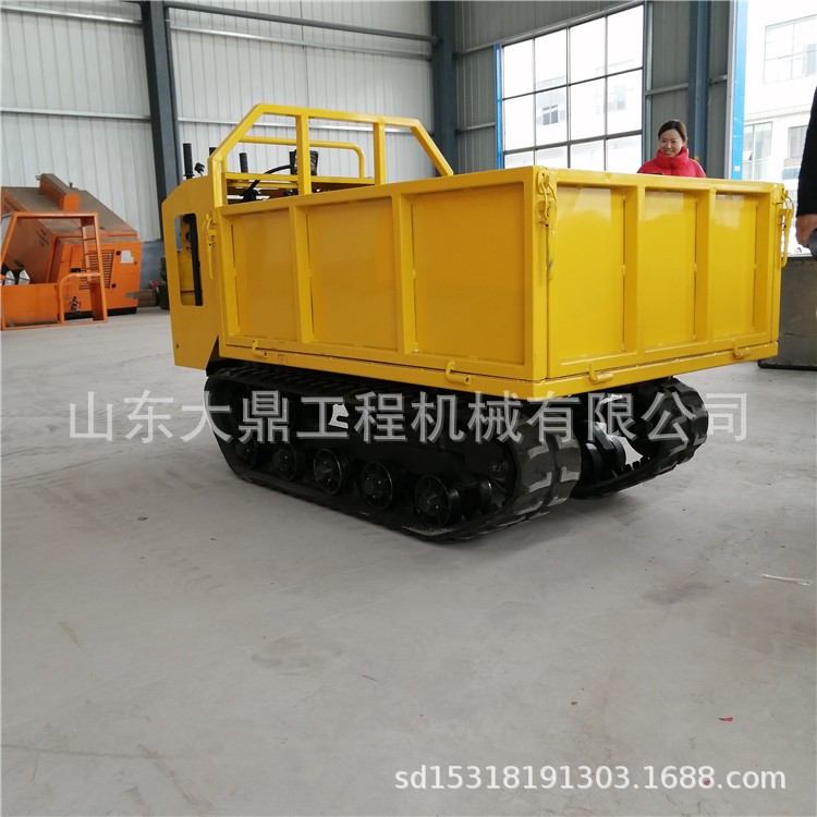 1吨手扶履带爬山虎 小型履带运输车 1.5吨果园运输车 履带行走图3