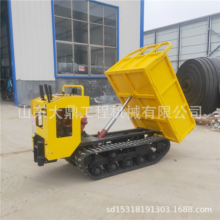 1吨手扶履带爬山虎 小型履带运输车 1.5吨果园运输车 履带行走图4
