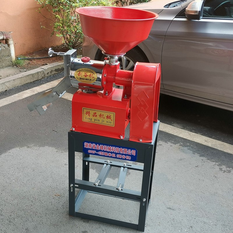 打米机家用碾米机小型全自动小麦脱壳机220v多功能剥壳机磨粉机图3