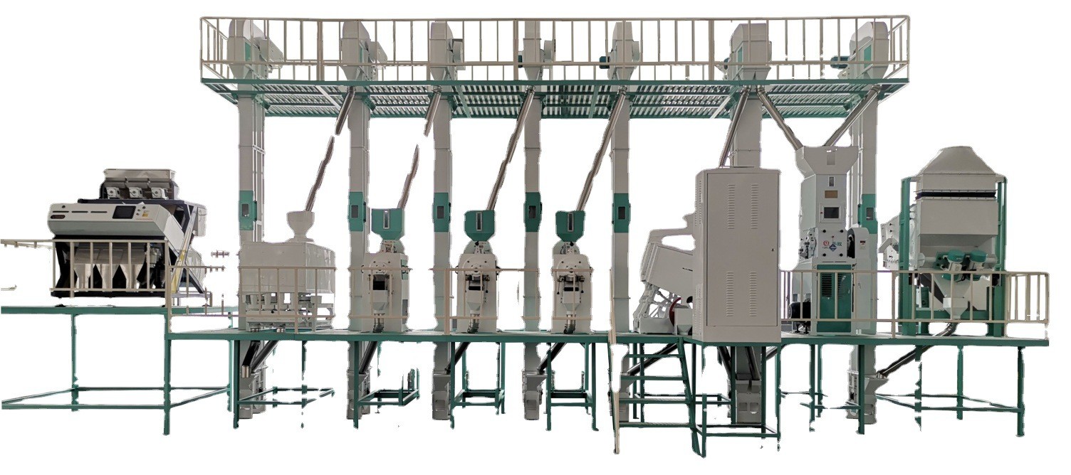 碾米机30-40吨大米生产线谷子抛光打米机米机成套辗米机展米机图3