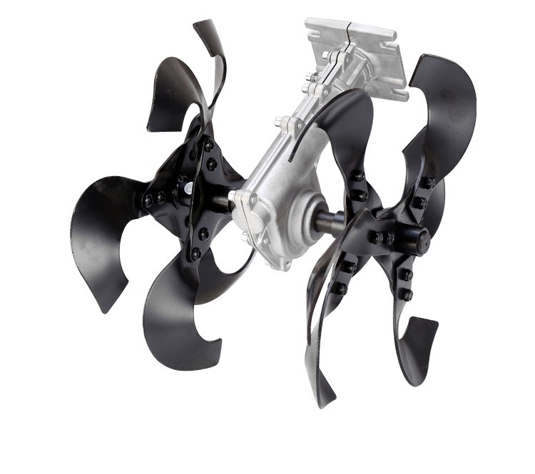 割草机配件除草多功能农用小型除草机开沟轮微耕机除草轮割灌机图2