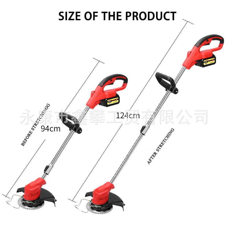 小型锂电剪草机除草器打草机充电式电动割草机电动除草机割灌机图3