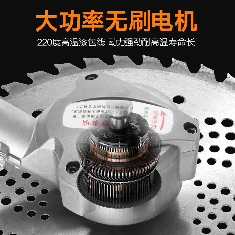 无刷充电式电动割草机背负园林打草机割灌机农用家用果园除草机图3